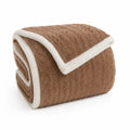 Breathable Fleece-Backed Lambswool Blanket