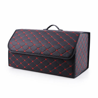 Foldable Car Trunk Organizer with Multiple Compartments
