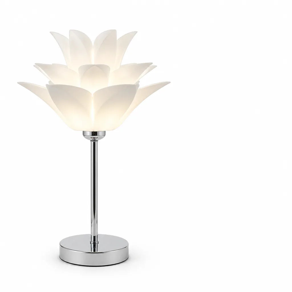 Lotus Petal Shade Warm LED Table Lamp