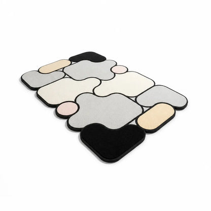 Padded Knitted Polyester Bath Mat with Rubber Backing (40 x 60 cm)