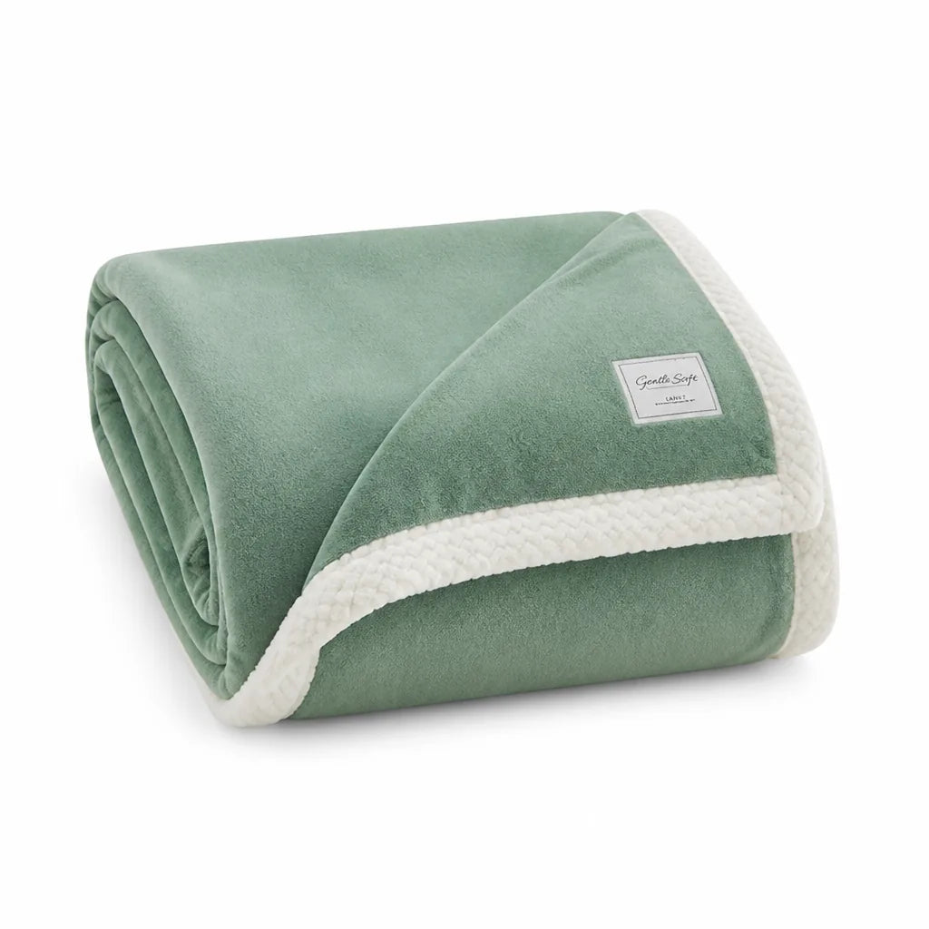 Reversible Smooth And Textured Winter Blanket (Machine Washable)
