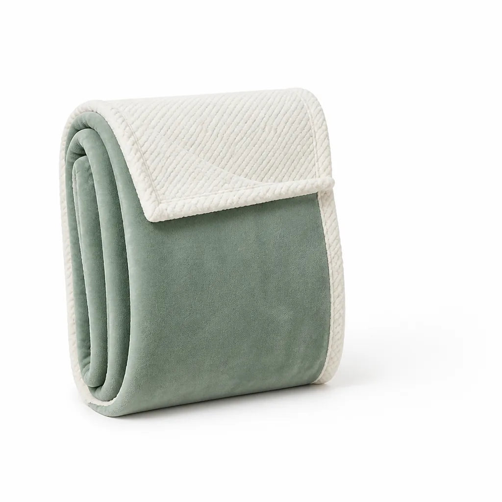 Reversible Smooth And Textured Winter Blanket (Machine Washable)