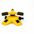 Rotating Lawn Sprinkler with Pass-Through Connection (3-Arm)