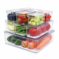 Stackable BPA-Free Fridge Organizer (Set of 10)