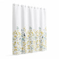 Water-Repellent Polyester Shower Curtain with Eyelets & Hooks (71 x 71 in)