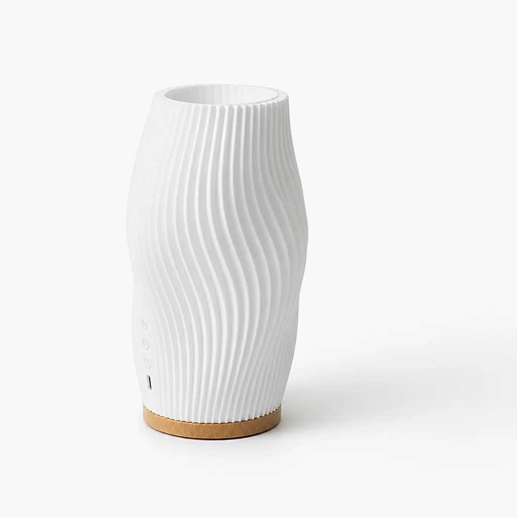 Wave-Shaped Table Lamp (USB-Powered, Adjustable Light Modes)